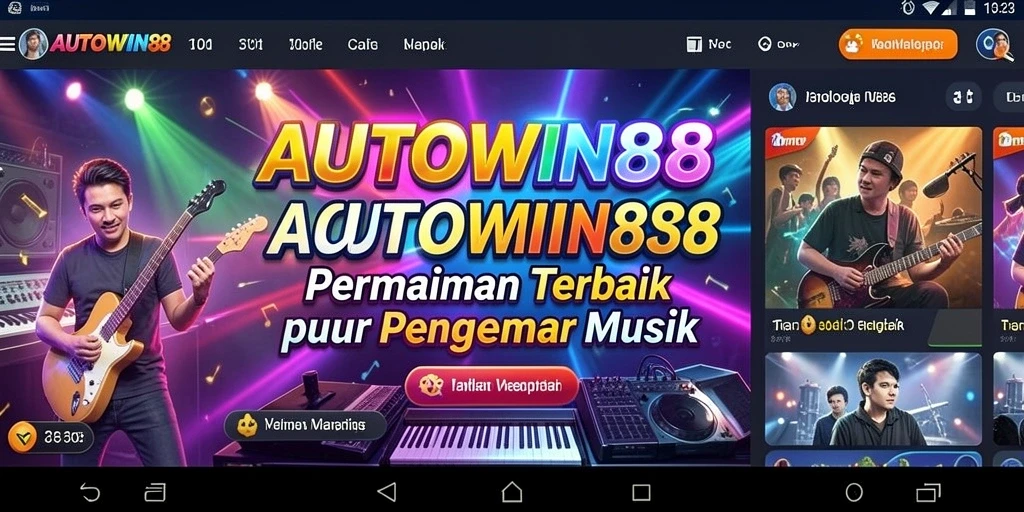 Tampilan gameplay AUTOWIN88 menampilkan momen seru saat pemain bernyanyi.