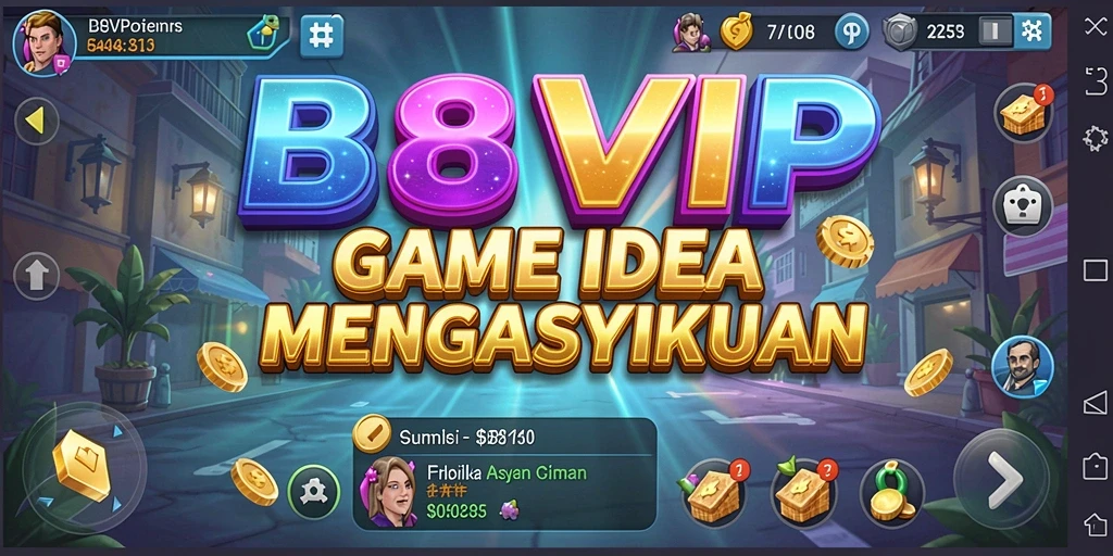 Tampilan gameplay B8VIP yang menawan dan menyenangkan.