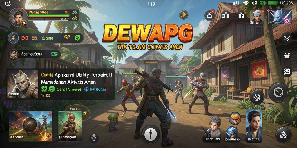 Screenshot utama DEWAPG menampilkan berbagai fitur aplikasi Utility.