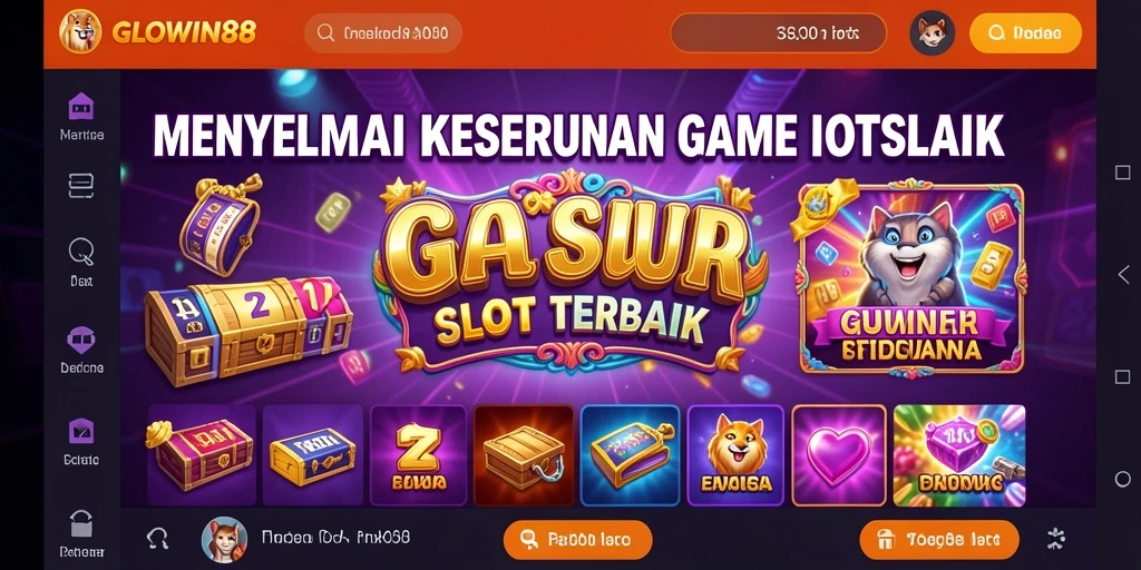 Tampilan penuh aksi gameplay GLOWIN88 yang seru.