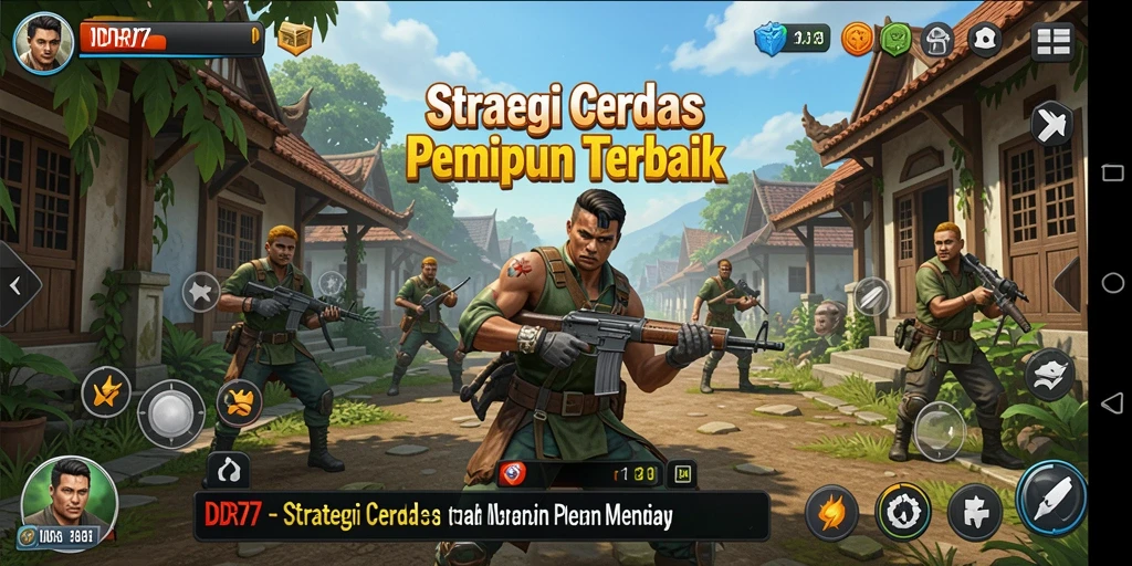 Tampilan menarik gameplay strategi IDR77 yang mendebarkan.