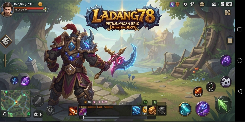 Gameplay seru dengan grafis memukau dalam LADANG78.