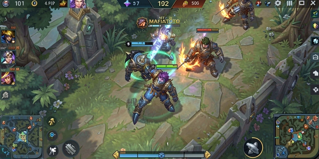 Tampilan gameplay intens di MAFIATOTO dengan grafis menawan.