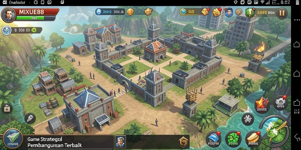 Tampilan gameplay seru dari MIXUE88 yang penuh strategi.