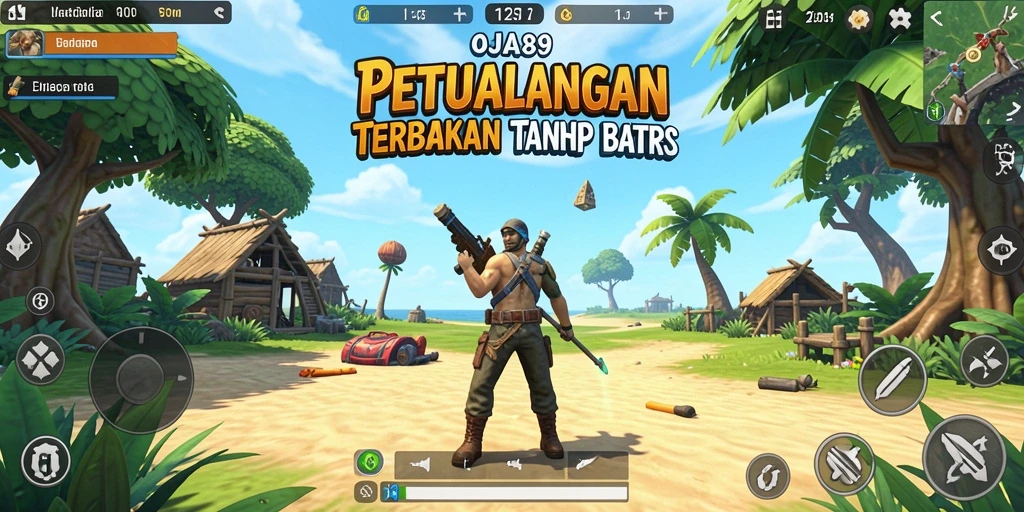 Tangkapan layar dari gameplay terbuka OJA89 yang menakjubkan.