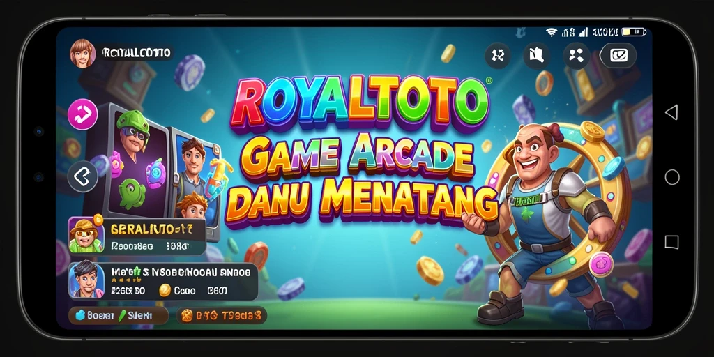 Screenshot gameplay ROYALTOTO yang penuh aksi dan warna-warni.