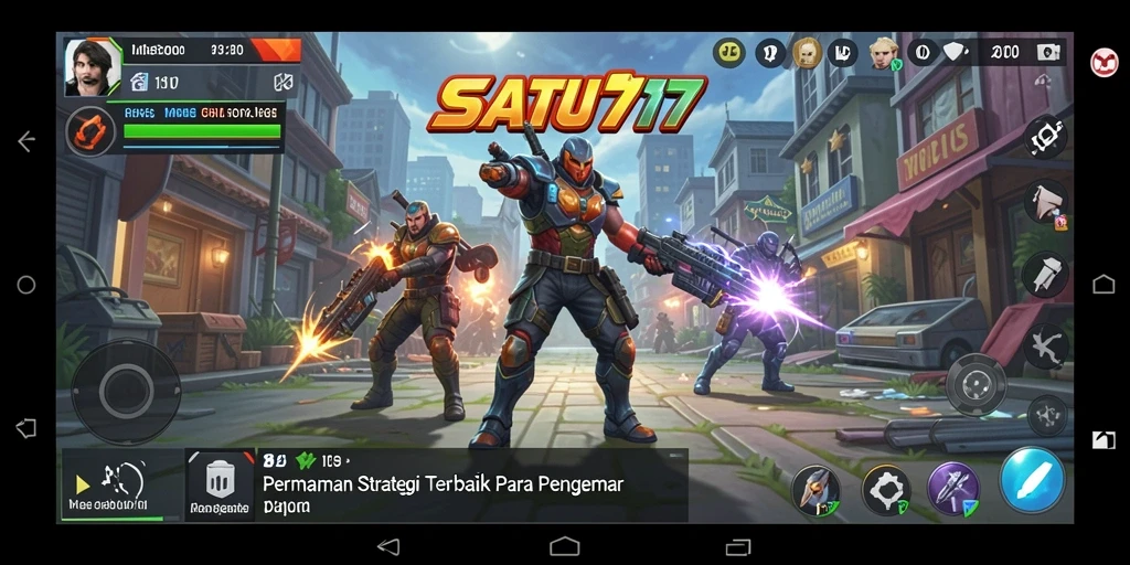 Screenshot gameplay <strong>SATU77</strong> menampilkan strategi seru dan karakter menarik.