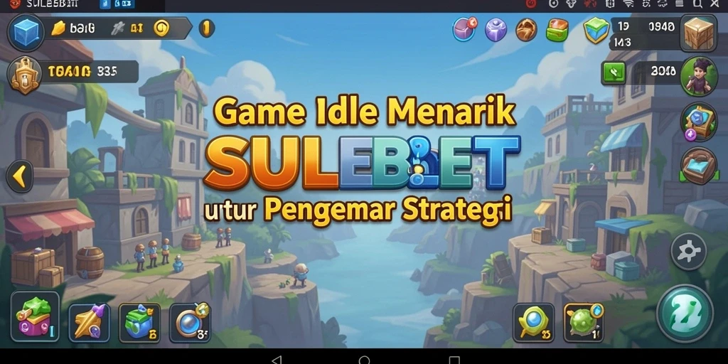 Screenshot gameplay SULEBET dengan tampilan menarik dan sistem Idle.