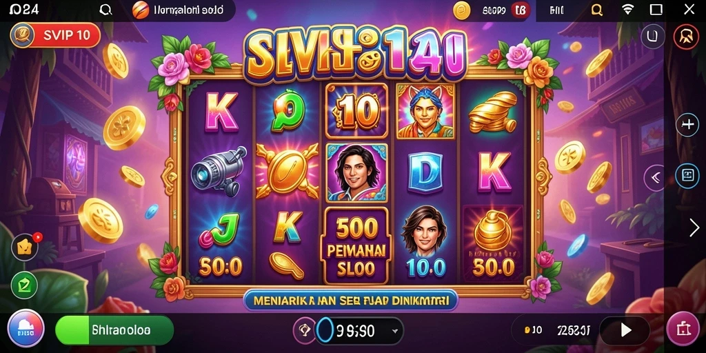 Tampilan gameplay menarik dari game Slot SVIP10 yang memukau.