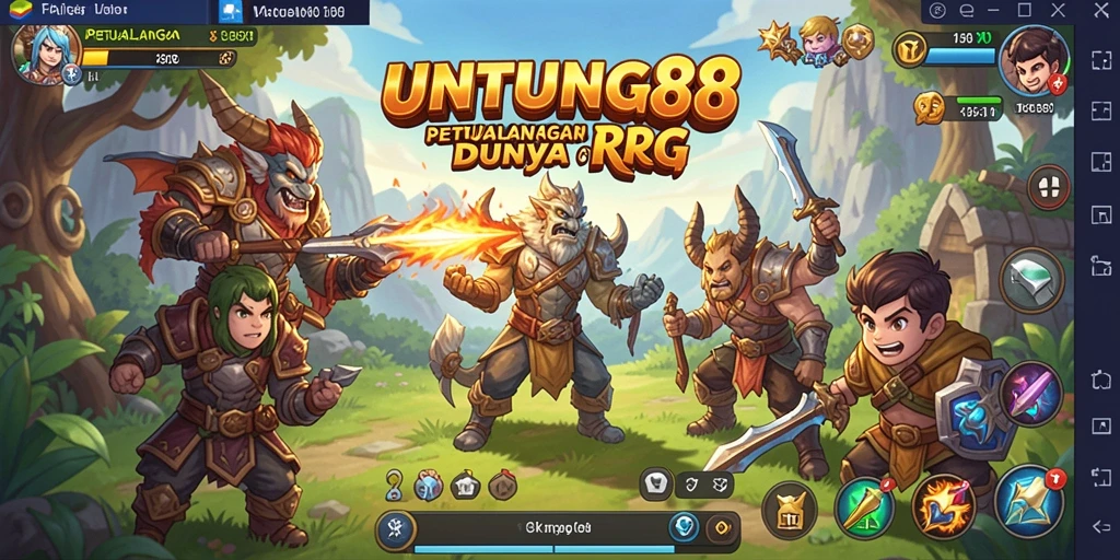 Gameplay seru UNTUNG88 dengan berbagai petualangan RPG.