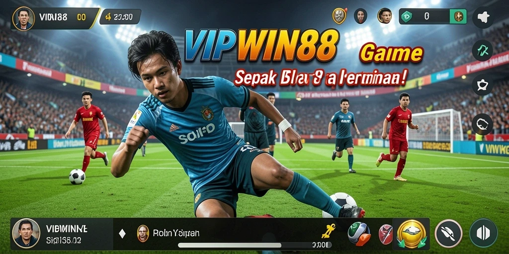 Tampilan gameplay VIPWIN88 dengan grafis memukau dan momen pertandingan seru.