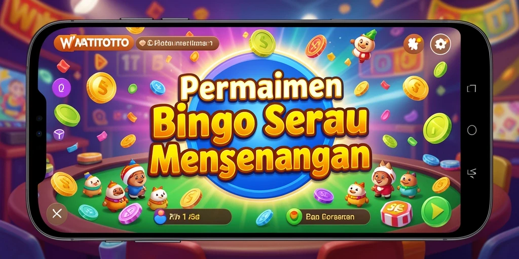 Tampilan gameplay seru di WATITOTO saat bermain Bingo.